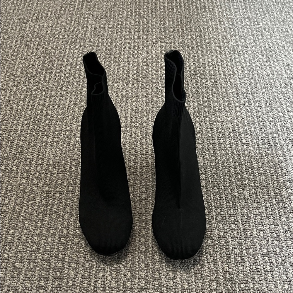 MIA Black Heeled Boots for Women